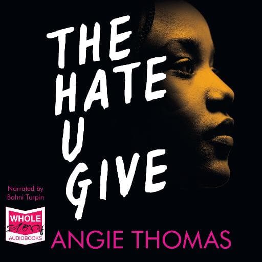 book cover for The Hate U Give
