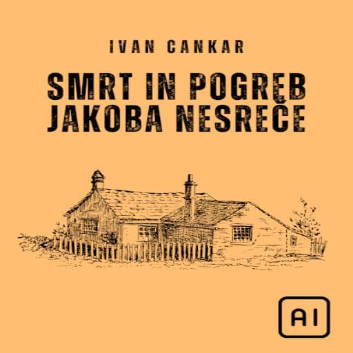 book cover for Smrt in pogreb Jakoba Nesreče