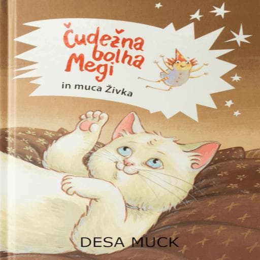 book cover for Čudežna bolha Megi in muca Živka