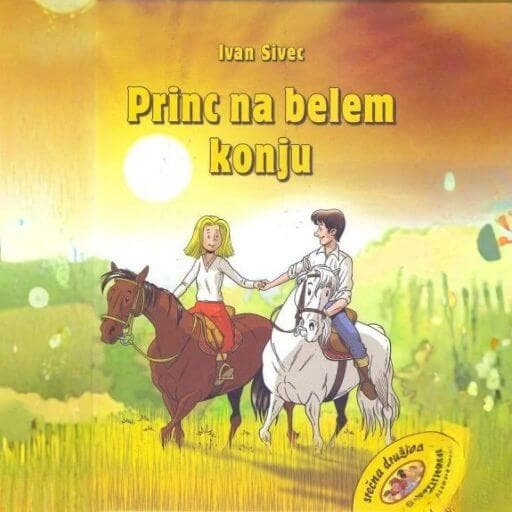 book cover for Princ na belem konju