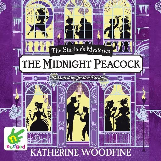book cover for The Midnight Peacock