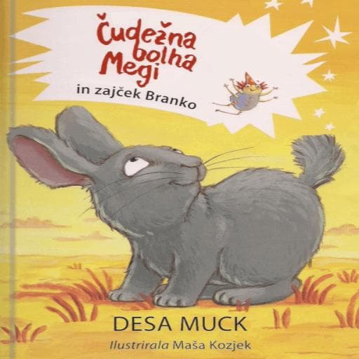book cover for Čudežna bolha Megi in zajček Branko