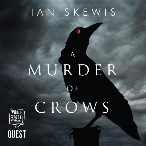 book cover for A Murder of Crows