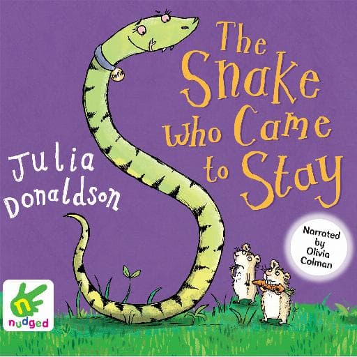 book cover for The Snake Who Came to Stay