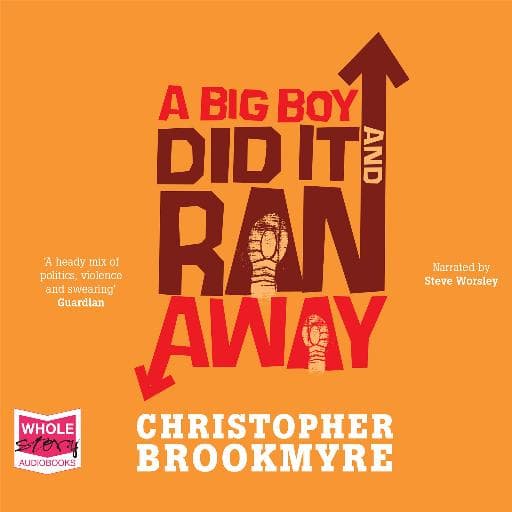 book cover for A Big Boy Did it and Ran Away