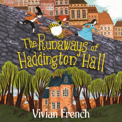 book cover for The Runaways of Haddington Hall