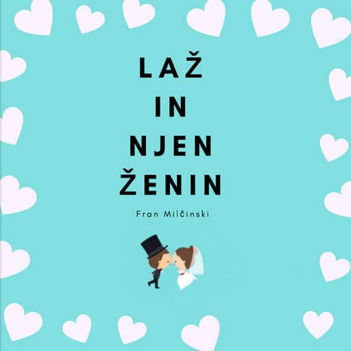 book cover for Laž in njen ženin