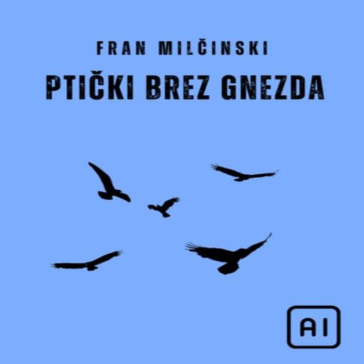book cover for Ptički brez gnezda