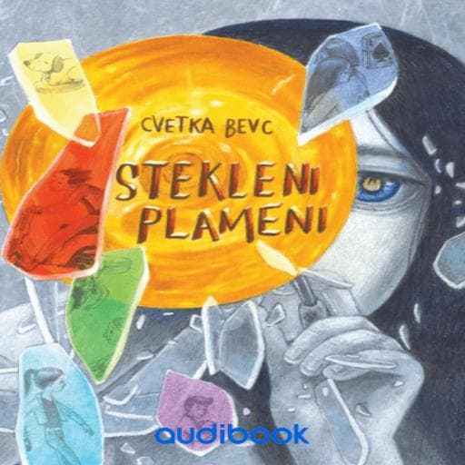 book cover for Stekleni plameni