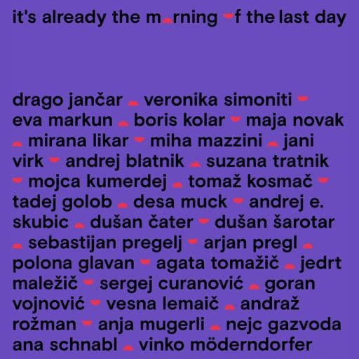 book cover for Its already the morning of the last day