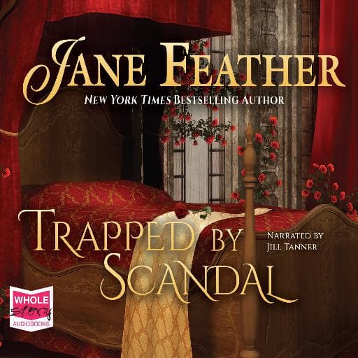 book cover for Trapped by Scandal