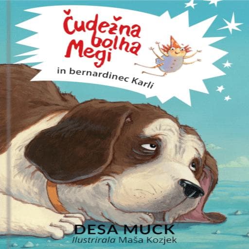 book cover for Čudežna bolha Megi in bernardinec Karli