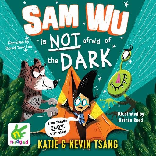 book cover for Sam Wu is not afraid of the Dark