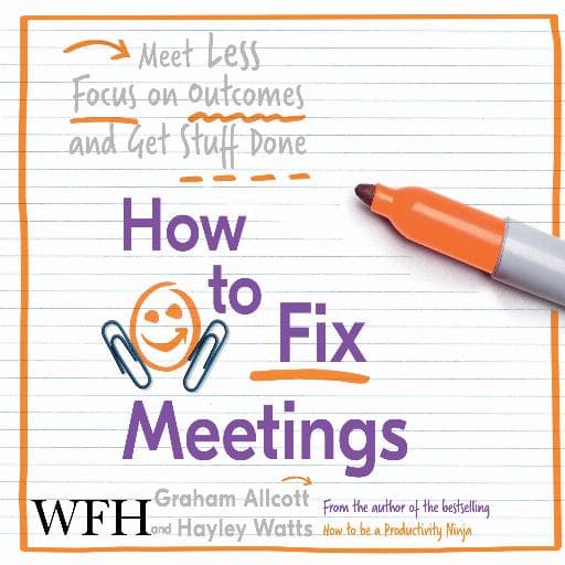 book cover for How to Fix Meetings