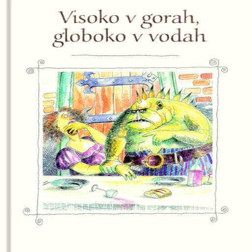 book cover for Visoko v gorah, globoko v vodah