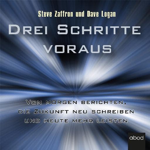 book cover for Drei Schritte voraus