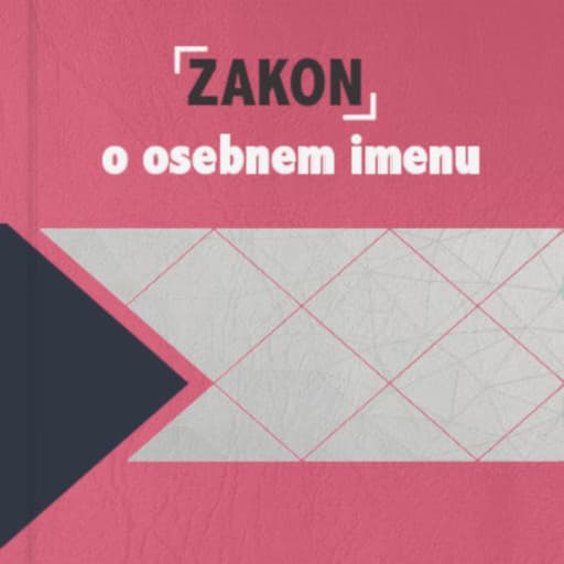 book cover for Zakon o osebnem imenu (ZOI-1)