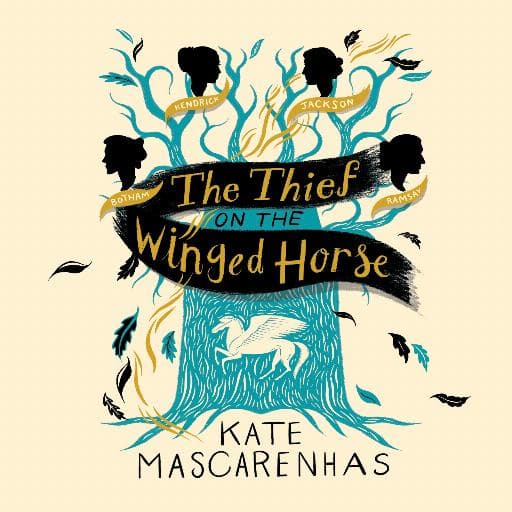 book cover for The Thief on the Winged Horse