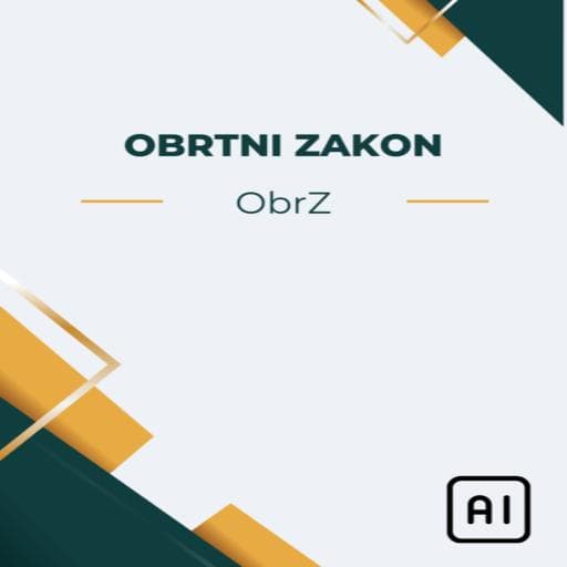 book cover for Obrtni zakon (ObrZ)