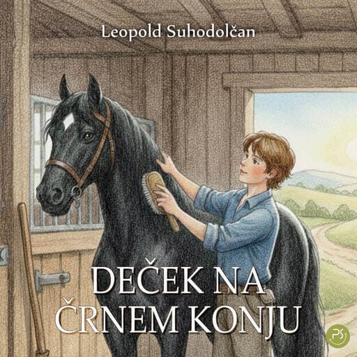 book cover for Deček na črnem konju
