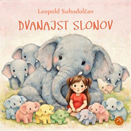 book cover for Dvanajst slonov