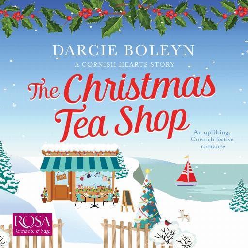 book cover for The Christmas Tea Shop
