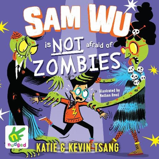 book cover for Sam Wu is Not Afraid of Zombies